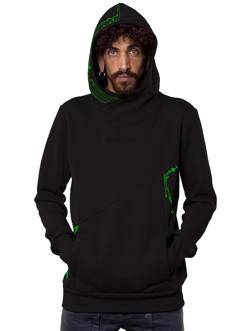black alternative men hoodie